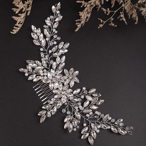 Rhinestone Crystal Floral Headpiece